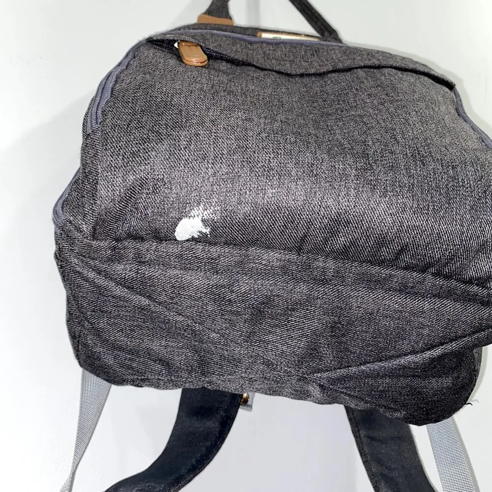 Ruvalino Diaper Bag Backpack in Dark Gray